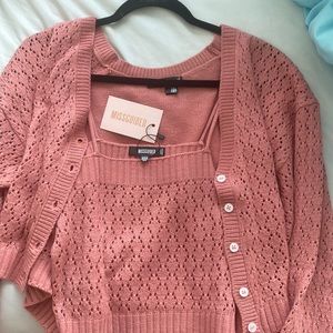 Missguided Tank and Sweater set